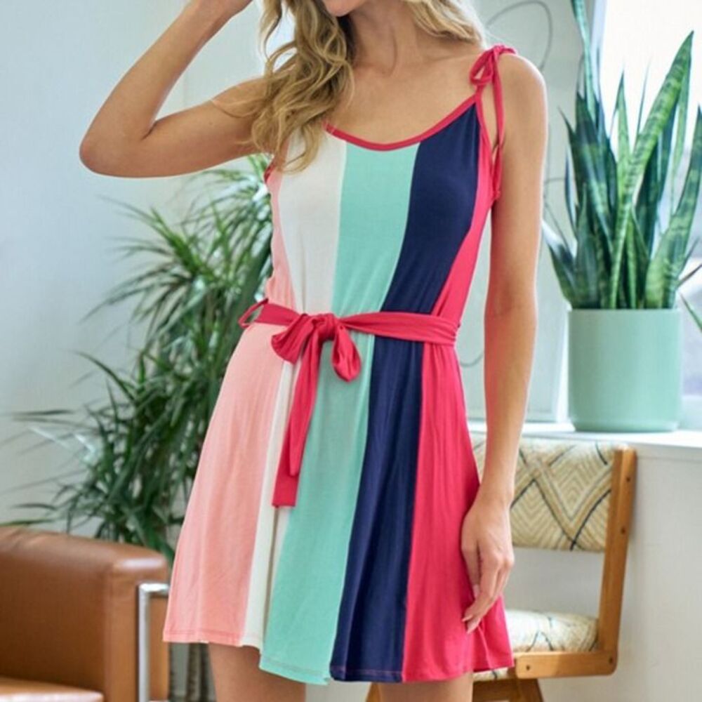 Medium Multi Color Block Dress - Picture 5 of 5